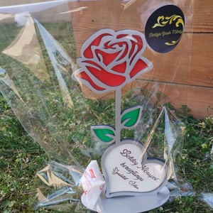 Örök rózsa - otthon & életmód - dekoráció - virágdísz és tartó - csokor & virágdísz - Meska.hu