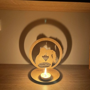 Mécsestartó árnyéklámpa - otthon & életmód - gyertya, illat, aroma - gyertyatartó - Meska.hu