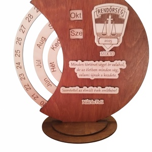 Öröknaptár, Otthon & Életmód, Dekoráció, Fali és függő dekoráció, Falinaptár & Öröknaptár, Gravírozás, pirográfia, MESKA