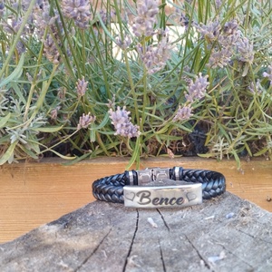 Névreszóló gravírozott karkötő - ékszer - karkötő - névre szóló karkötő - Meska.hu