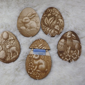 Húsvéti fa pénzátadó tojás � 3D hatású gravírozással - otthon & életmód - papír, írószer - ajándékozás kellékei - pénzátadó doboz - Meska.hu