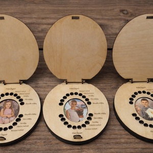 Egyedi fogtartó doboz � tejfog emlékdoboz fotóval vagy mintával - baba - mama - babaemlékek - baba emlékőrző - Meska.hu