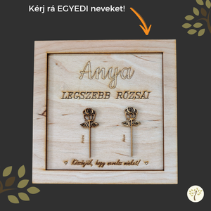 Ajándék Anyának, Otthon & Életmód, Dekoráció, Dísztárgy, Gravírozás, pirográfia, MESKA