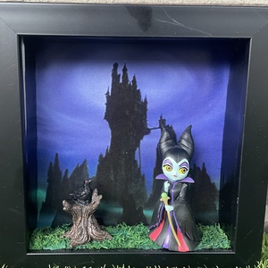 Egyedi Disney Gonoszok Dekoráció Képkeretben - Demóna, Otthon & Életmód, Dekoráció, Dísztárgy, Mindenmás, MESKA