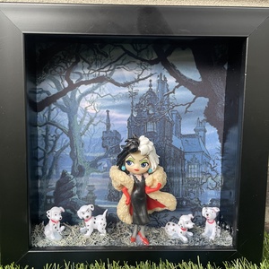 Egyedi Disney Gonoszok Dekoráció Képkeretben - Szörnyella, Otthon & Életmód, Dekoráció, Dísztárgy, Mindenmás, MESKA