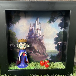 Egyedi Disney Gonoszok Dekoráció Képkeretben - Gonosz Királynő, Otthon & Életmód, Dekoráció, Dísztárgy, Mindenmás, MESKA