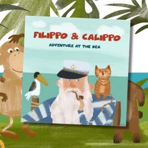 Filippo és Calippo  Kaland a tengeren Angol nyelvű képeskönyv - könyv & zene - könyv - Meska.hu