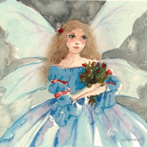 Fairy  - művészet - festmény - akvarell - Meska.hu