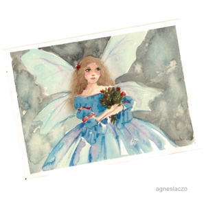 Fairy  - művészet - festmény - akvarell - Meska.hu
