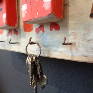 2 Télapó  - fogas/akasztó - Rusztikus Fatábla, Vicces Ajándék ötlet - Egyedi Falidísz - Mikulás, Télapó - otthon & életmód - bútor - fogas - Meska.hu