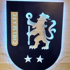 Chelsea - fali dekoráció ledes világítással - otthon & életmód - dekoráció - fali és függő dekoráció - falra akasztható dekor - Meska.hu