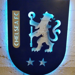 Chelsea - fali dekoráció ledes világítással - Meska.hu
