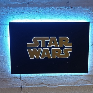 Star Wars világító falikép - Meska.hu