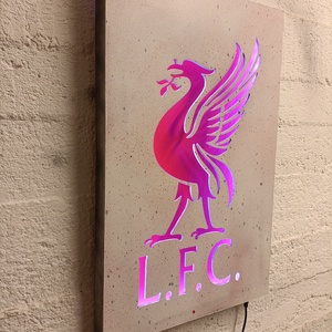 Liverpool - falikép és hangulatvilágítás - otthon & életmód - dekoráció - kép & falikép - fából készült kép - Meska.hu