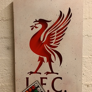 Liverpool - falikép és hangulatvilágítás - otthon & életmód - dekoráció - kép & falikép - fából készült kép - Meska.hu