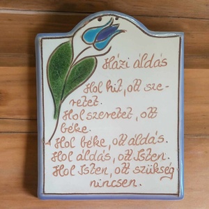 Házi áldás - Meska.hu