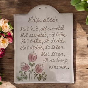 Házi áldás, Otthon & Életmód, Vallás, Házi áldás, Kerámia, MESKA