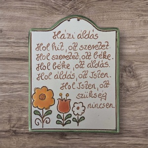 Házi áldás - Meska.hu