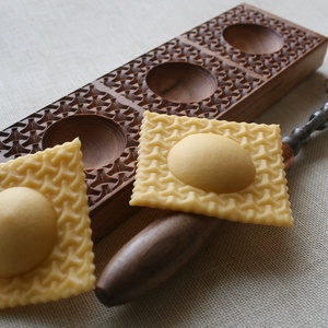 Ravioli mintázófa (kelta hálós), Otthon & Életmód, Konyhafelszerelés, tálalás, Sütés, főzés, Vágódeszka, Famegmunkálás, MESKA