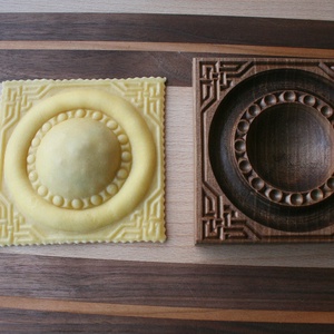 Ravioli mintázófa dupla töltelékes (Görög mintás) - otthon & életmód - konyhafelszerelés, tálalás - sütés, főzés - vágódeszka - Meska.hu