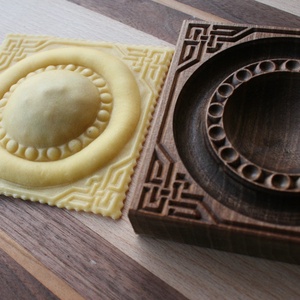Ravioli mintázófa dupla töltelékes (Görög mintás) - otthon & életmód - konyhafelszerelés, tálalás - sütés, főzés - vágódeszka - Meska.hu