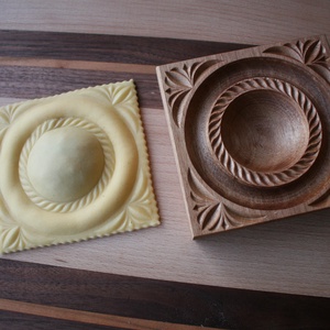Ravioli mintázófa dupla töltelékes (levél mintás) - otthon & életmód - konyhafelszerelés, tálalás - sütés, főzés - vágódeszka - Meska.hu