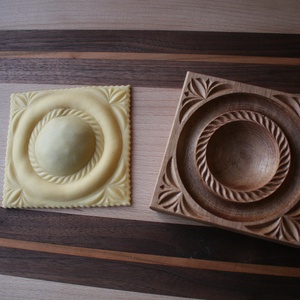 Ravioli mintázófa dupla töltelékes (levél mintás) - otthon & életmód - konyhafelszerelés, tálalás - sütés, főzés - vágódeszka - Meska.hu