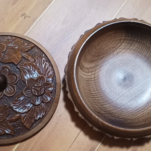 Faragott esztergálltt cukorka, vagy bármi tartó. - otthon & életmód - tárolás & rendszerezés - doboz - Meska.hu