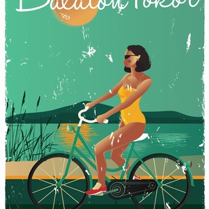 Balaton tókör - póló  - ruha & divat - férfi ruha - póló - Meska.hu