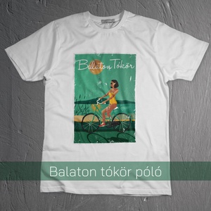Balaton tókör - póló , Ruha & Divat, Férfi ruha, Póló, Fotó, grafika, rajz, illusztráció, Mindenmás, MESKA