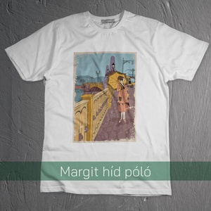 Margit híd - póló , Ruha & Divat, Férfi ruha, Póló, Fotó, grafika, rajz, illusztráció, Mindenmás, MESKA