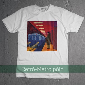 Retró Metró - póló , Ruha & Divat, Férfi ruha, Póló, Fotó, grafika, rajz, illusztráció, Mindenmás, MESKA