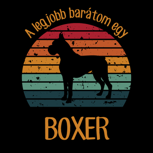 A legjobb barátom egy BOXER - retró póló kutyagazdiknak - ruha & divat - női ruha - póló, felső - Meska.hu
