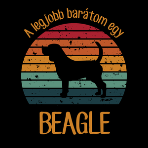 A legjobb barátom egy BEAGLE - retró póló kutyagazdiknak - ruha & divat - női ruha - póló, felső - Meska.hu