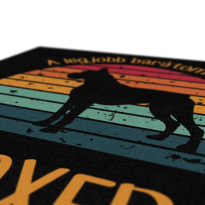 A legjobb barátom egy BOXER - retró vászonkép kutyásoknak - otthon & életmód - dekoráció - kép & falikép - vászonkép - Meska.hu