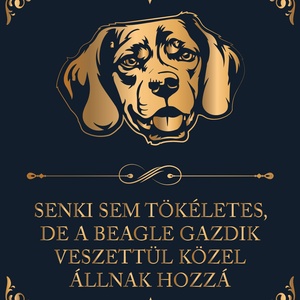 Tökéletes BEAGLE GAZDIK - vászonkép, Otthon & Életmód, Dekoráció, Kép & Falikép, Vászonkép, Fotó, grafika, rajz, illusztráció, MESKA