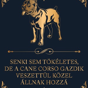 Tökéletes CANE CORSO GAZDIK - vászonkép, Otthon & Életmód, Dekoráció, Kép & Falikép, Vászonkép, Fotó, grafika, rajz, illusztráció, MESKA