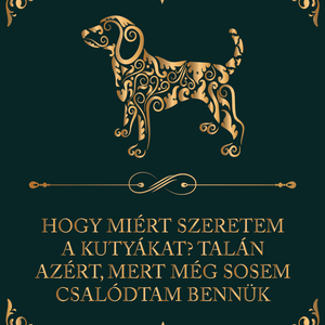 Hogy miért szeretem a kutyákat?... - kutyás vászonkép idézettel, Otthon & Életmód, Dekoráció, Kép & Falikép, Vászonkép, Fotó, grafika, rajz, illusztráció, MESKA