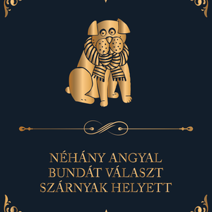 Néhány angyal bundát választ - kutyás vászonkép idézettel, Otthon & Életmód, Dekoráció, Kép & Falikép, Vászonkép, Fotó, grafika, rajz, illusztráció, MESKA