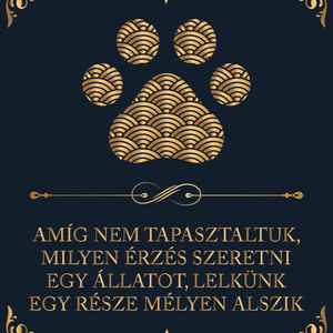 ...Lelkünk mélyen alszik - kutyás vászonkép idézettel, Otthon & Életmód, Dekoráció, Kép & Falikép, Vászonkép, Fotó, grafika, rajz, illusztráció, MESKA