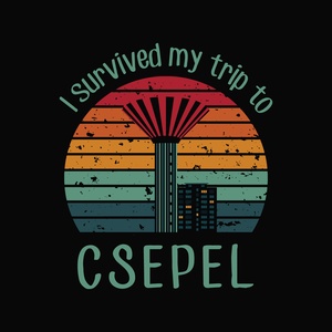 I survived my trip to CSEPEL - vászonkép - Farkas Benjamin, Otthon & Életmód, Dekoráció, Kép & Falikép, Vászonkép, Fotó, grafika, rajz, illusztráció, MESKA