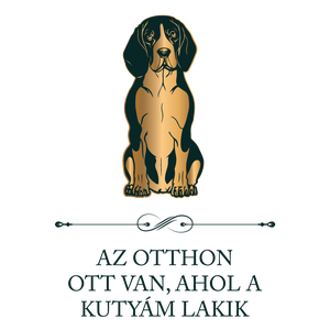 BEAGLE - Az otthon ott van, ahol a kutyám lakik - póló - ruha & divat - női ruha - póló, felső - Meska.hu