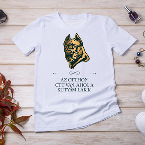CANE CORSO - Az otthon ott van, ahol a kutyám lakik - póló, Ruha & Divat, Női ruha, Póló, felső, Fotó, grafika, rajz, illusztráció, Mindenmás, MESKA