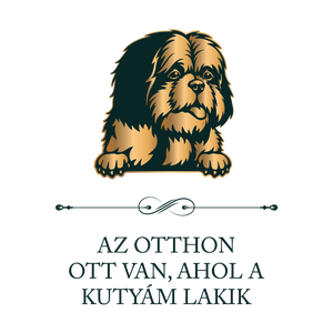SICU - Az otthon ott van, ahol a kutyám lakik - póló - ruha & divat - női ruha - póló, felső - Meska.hu