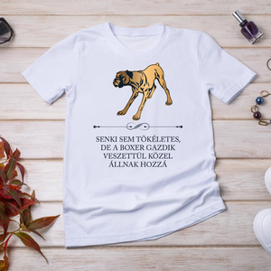 Tökéletes BOXER GAZDIK - póló, Ruha & Divat, Női ruha, Póló, felső, Fotó, grafika, rajz, illusztráció, Mindenmás, MESKA