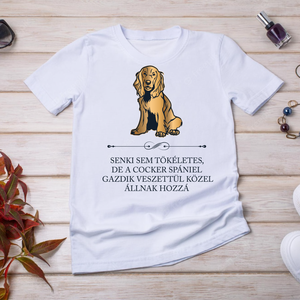 Tökéletes COCKER SPÁNIEL GAZDIK - póló, Ruha & Divat, Női ruha, Póló, felső, Fotó, grafika, rajz, illusztráció, Mindenmás, MESKA