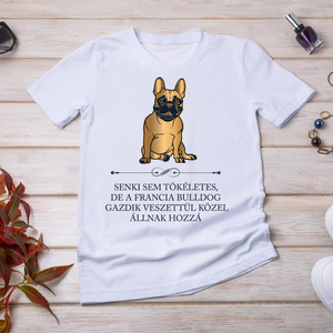 Tökéletes FRANCIA BULLDOG GAZDIK - póló, Ruha & Divat, Női ruha, Póló, felső, Fotó, grafika, rajz, illusztráció, Mindenmás, MESKA