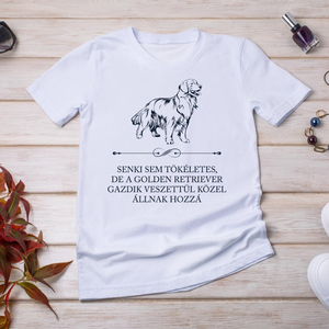Tökéletes GOLDEN RETRIEVER GAZDIK - póló - ruha & divat - női ruha - póló, felső - Meska.hu