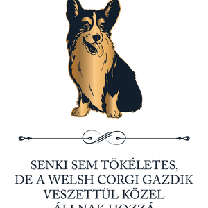 Tökéletes WELSH CORGI GAZDIK - póló - ruha & divat - női ruha - póló, felső - Meska.hu