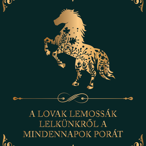 A lovak lemossák lelkünkről a mindennapok porát - lovas vászonkép idézettel, Otthon & Életmód, Dekoráció, Kép & Falikép, Vászonkép, Fotó, grafika, rajz, illusztráció, MESKA